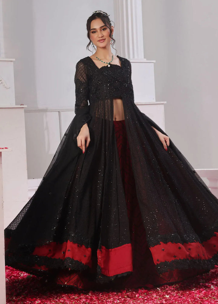 Rehan N Muzammil Pret Embroidered Khaadi Net 3 Piece Suit Meline