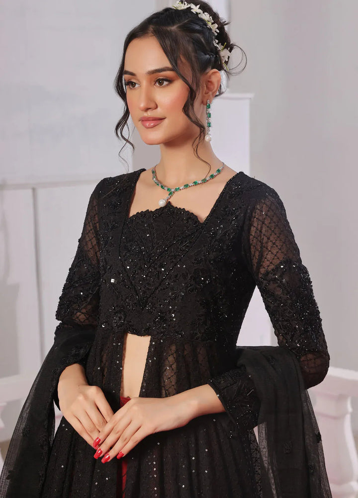 Rehan N Muzammil Pret Embroidered Khaadi Net 3 Piece Suit Meline