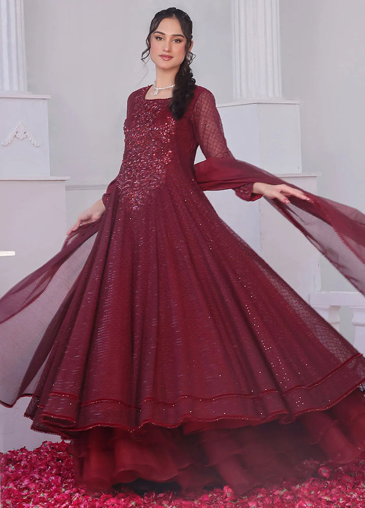 Rehan N Muzammil Pret Embroidered Khaadi Net 3 Piece Suit Sabella