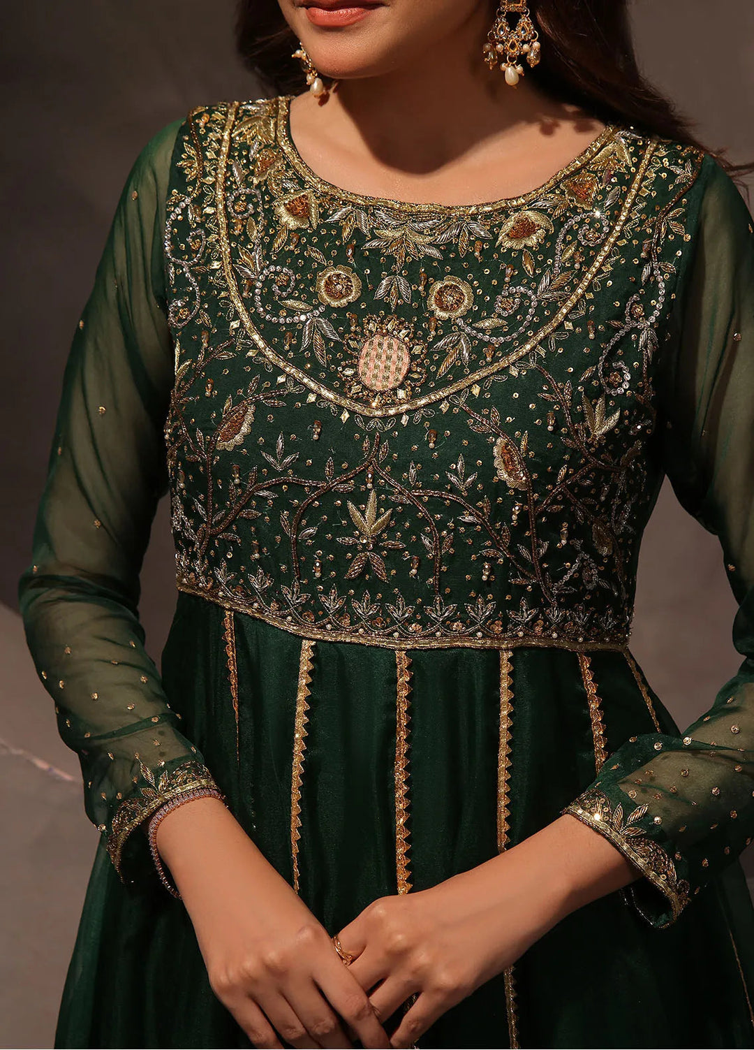 Rehan N Muzammil Pret Embroidered Organza 2 Piece Suit Mastani