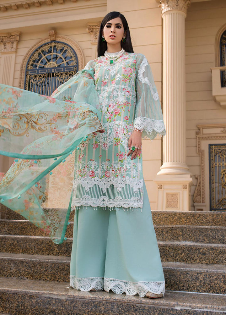 Reign Embroidered Lawn Suits Unstitched 3 Piece RGN21RG KEHLANI - Summer Collection