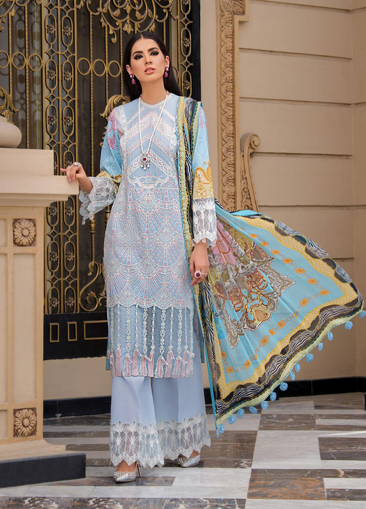 Reign Embroidered Lawn Suits Unstitched 3 Piece RGN21RG TALIA - Summer Collection