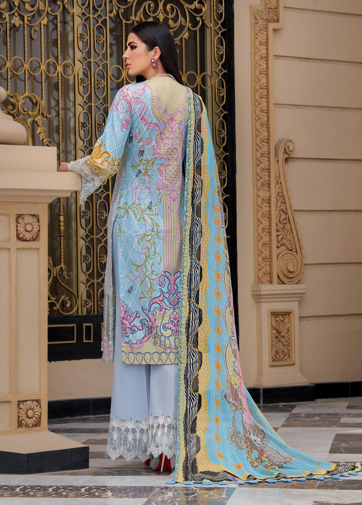 Reign Embroidered Lawn Suits Unstitched 3 Piece RGN21RG TALIA - Summer Collection