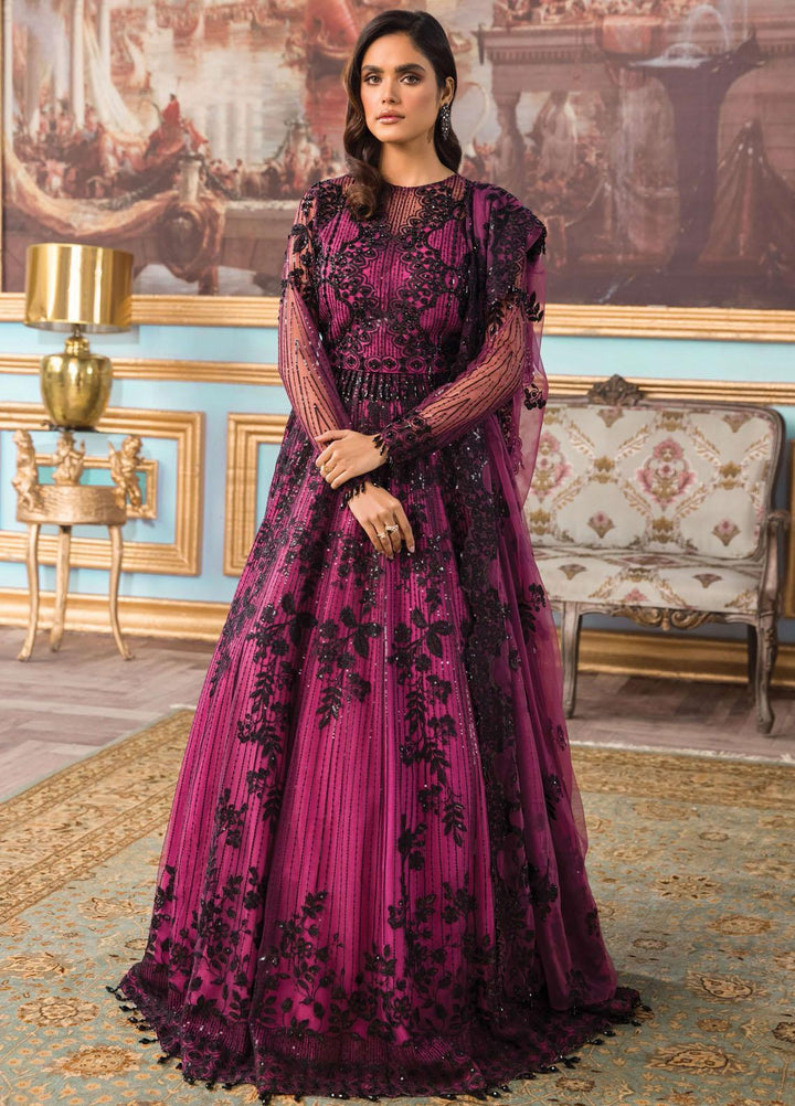 Reign Embroidered Net Suits Unstitched 3 Piece RGN22TF RN-03 LEA - Formals Collection