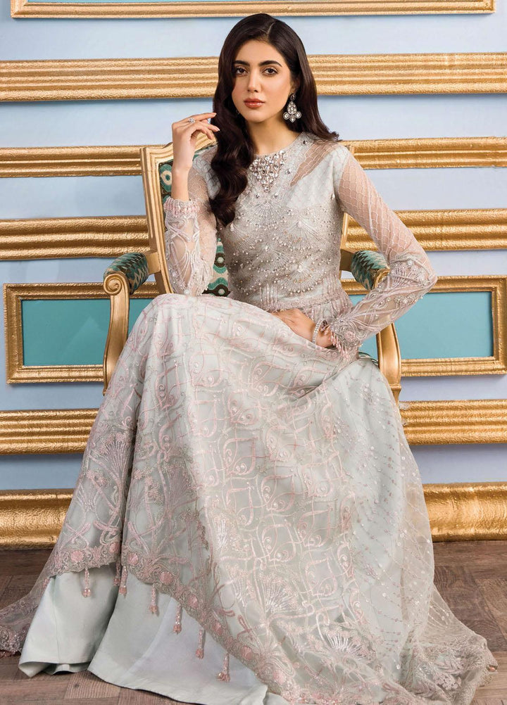 Reign Embroidered Net Suits Unstitched 3 Piece RGN22TF RN-07 CELESTINE - Formals Collection