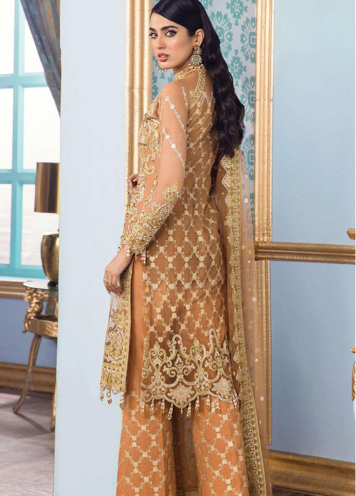 Reign Embroidered Net Suits Unstitched 3 Piece RGN22TF RN-08 CHLOE - Formals Collection