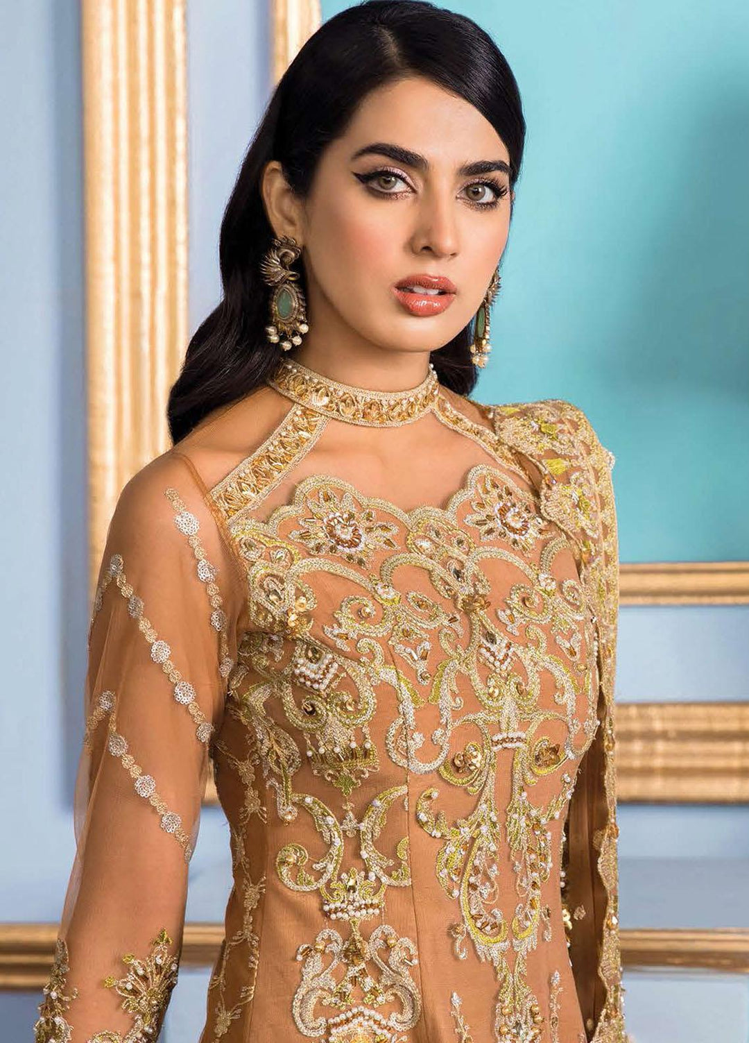 Reign Embroidered Net Suits Unstitched 3 Piece RGN22TF RN-08 CHLOE - Formals Collection