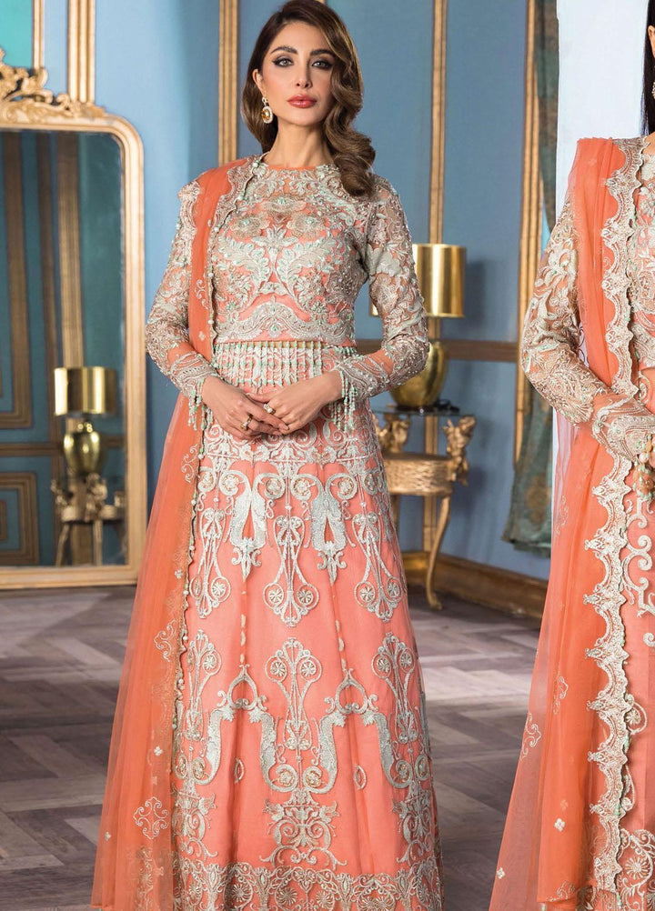 Reign Embroidered Net Suits Unstitched 3 Piece RGN22TF RN-09 SOPHIE - Formals Collection