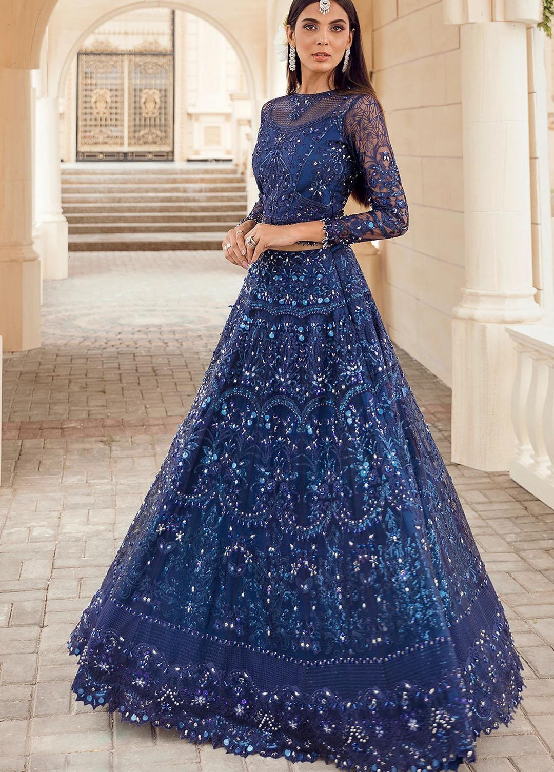 Reignaissance By Reign Embroidered Net Suits Unstitched 3 Piece RGN21WD Hera - Wedding Collection