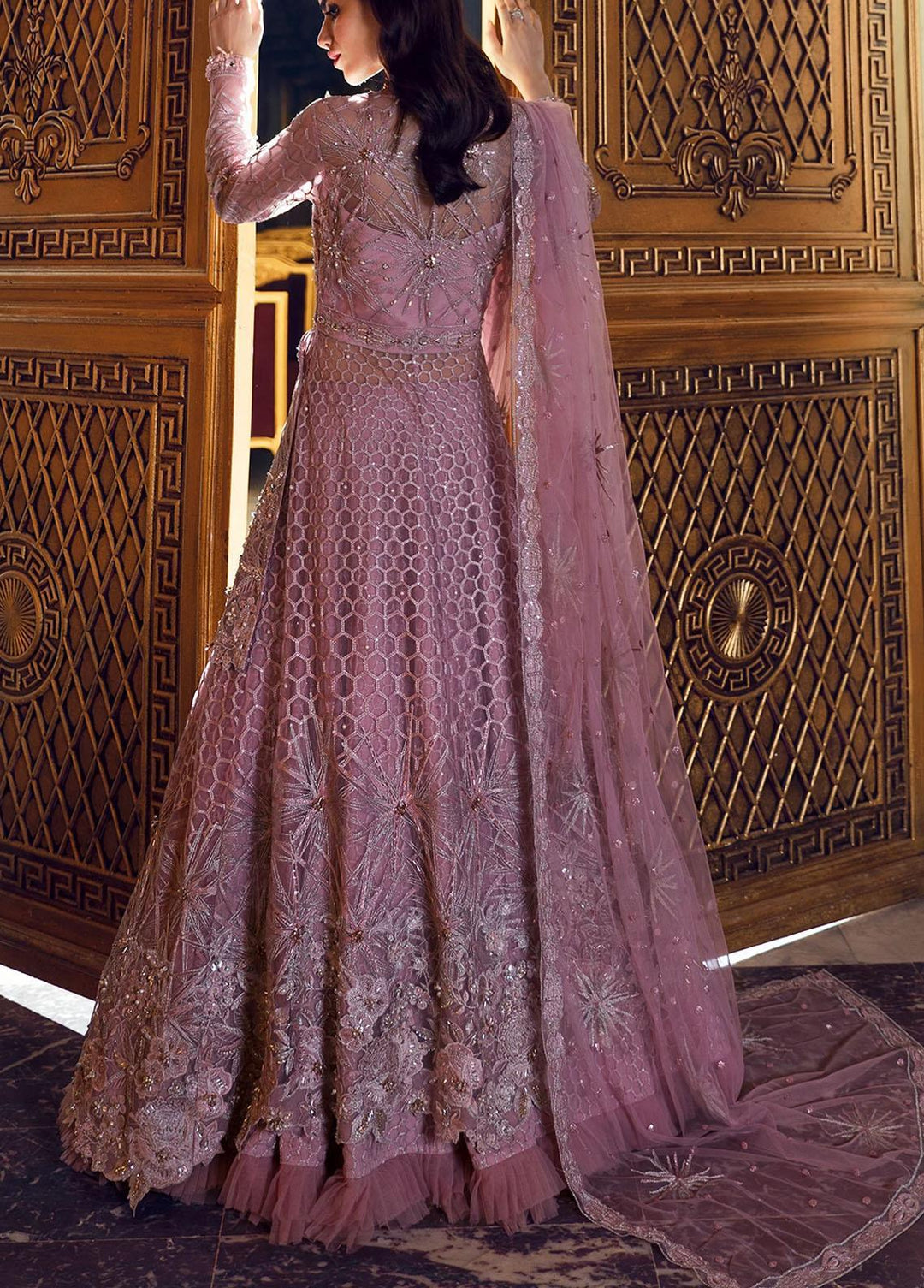 Reignaissance By Reign Embroidered Net Suits Unstitched 3 Piece RGN21WD PENTHIA - Wedding Collection