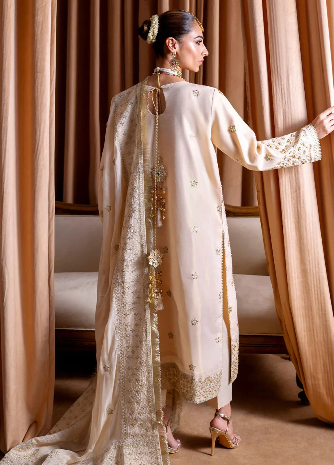 Rema by Faiza Faisal Embroidered Cotton Suits Unstitched 3 Piece FFX24R Saleha - Formals Collection