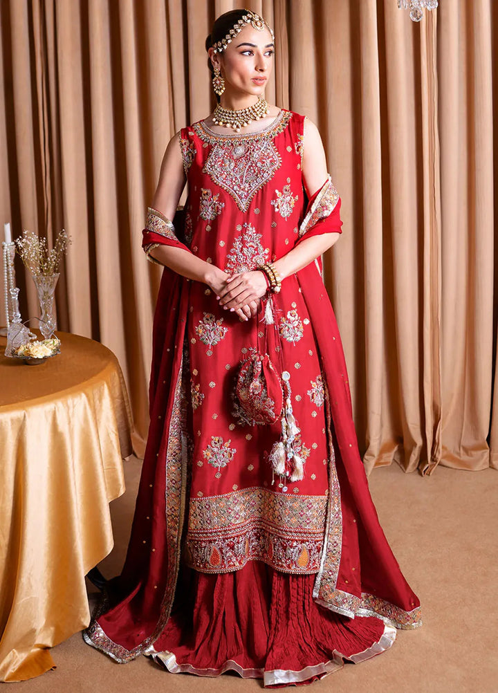 Rema by Faiza Faisal Embroidered Organza Suit Unstitched 3 Piece FFX24R D-04 Zaina - Formals Collection