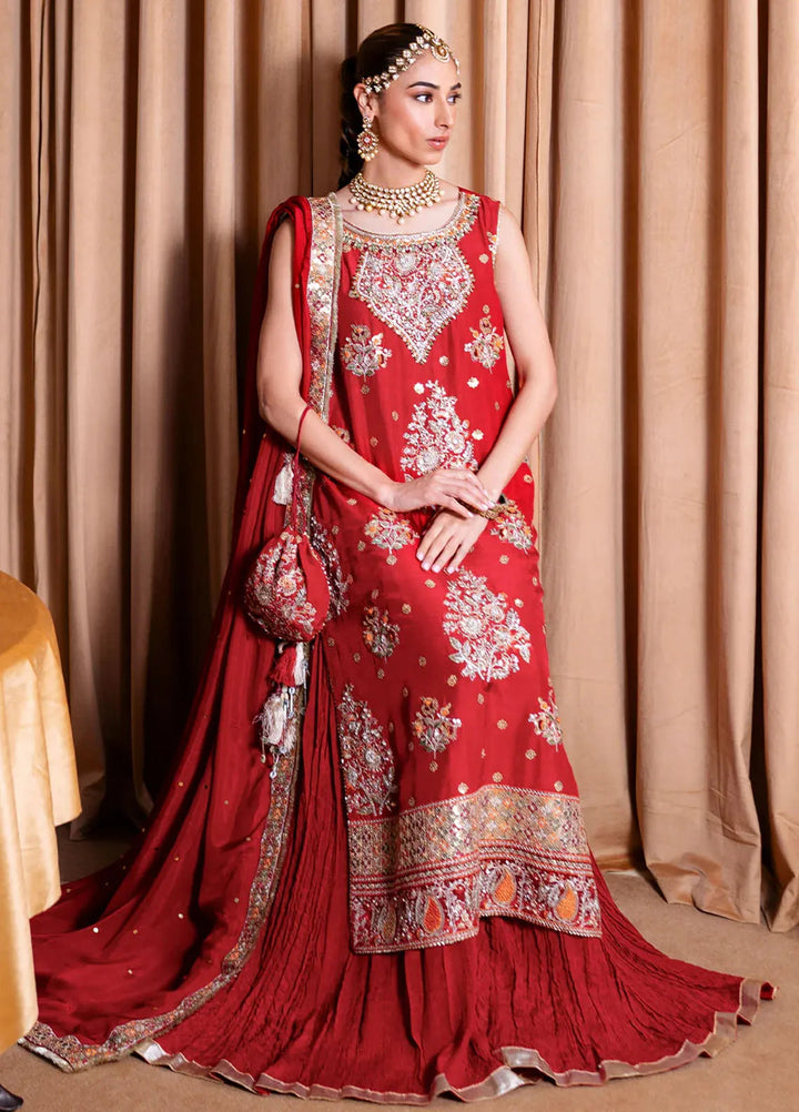 Rema by Faiza Faisal Embroidered Organza Suit Unstitched 3 Piece FFX24R D-04 Zaina - Formals Collection