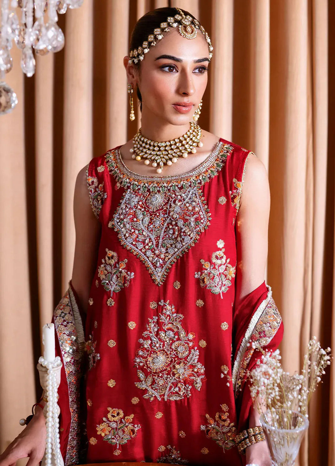 Rema by Faiza Faisal Embroidered Organza Suit Unstitched 3 Piece FFX24R D-04 Zaina - Formals Collection