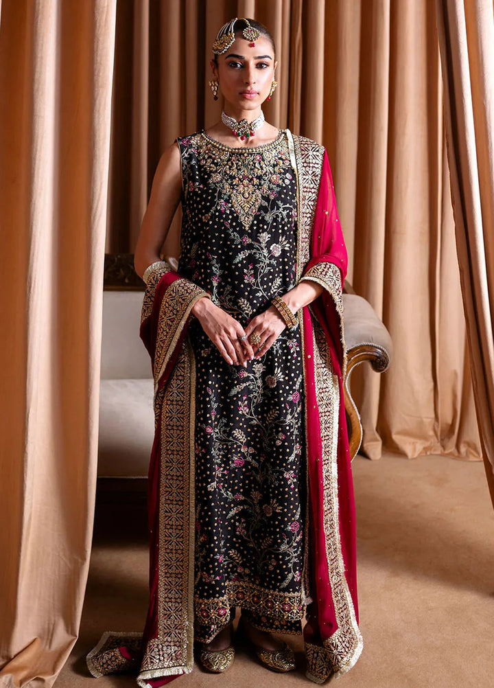 Rema by Faiza Faisal Embroidered Organza Suit Unstitched 3 Piece FFX24R D-05 Irum - Formals Collection