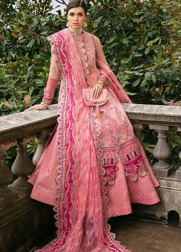 Republic WomensWear Embroidered Organza Suits Unstitched 3 Piece RW21WU D-04 (Mariee Scintillante) - Luxury Formals Collection