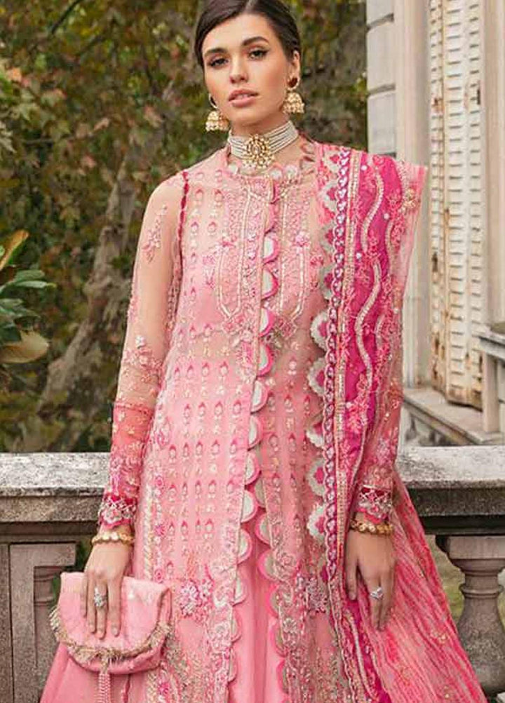 Republic WomensWear Embroidered Organza Suits Unstitched 3 Piece RW21WU D-04 (Mariee Scintillante) - Luxury Formals Collection