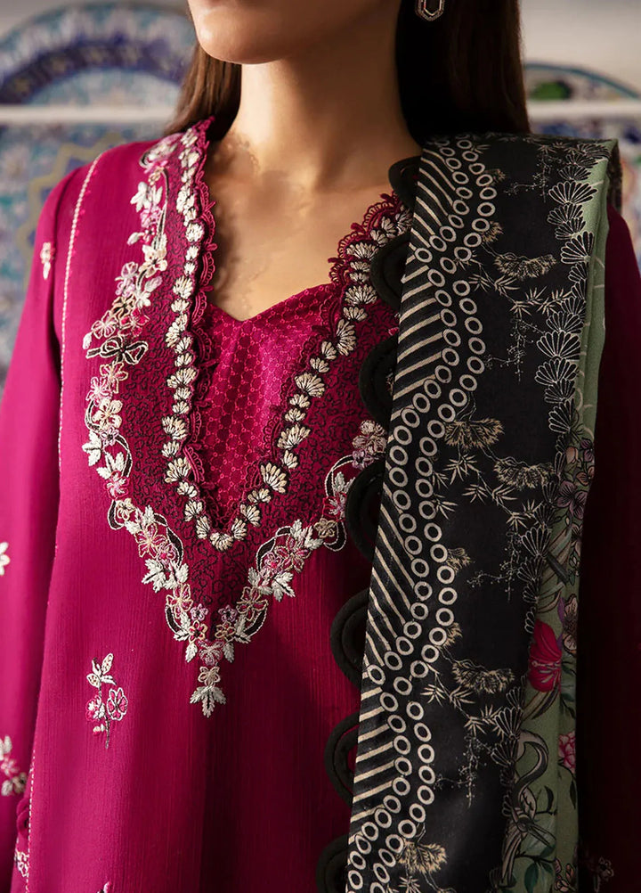 Republic WomensWear Embroidered Khaddar Suits Unstitched 3 Piece RW24W D3 Nara - Winter Collection