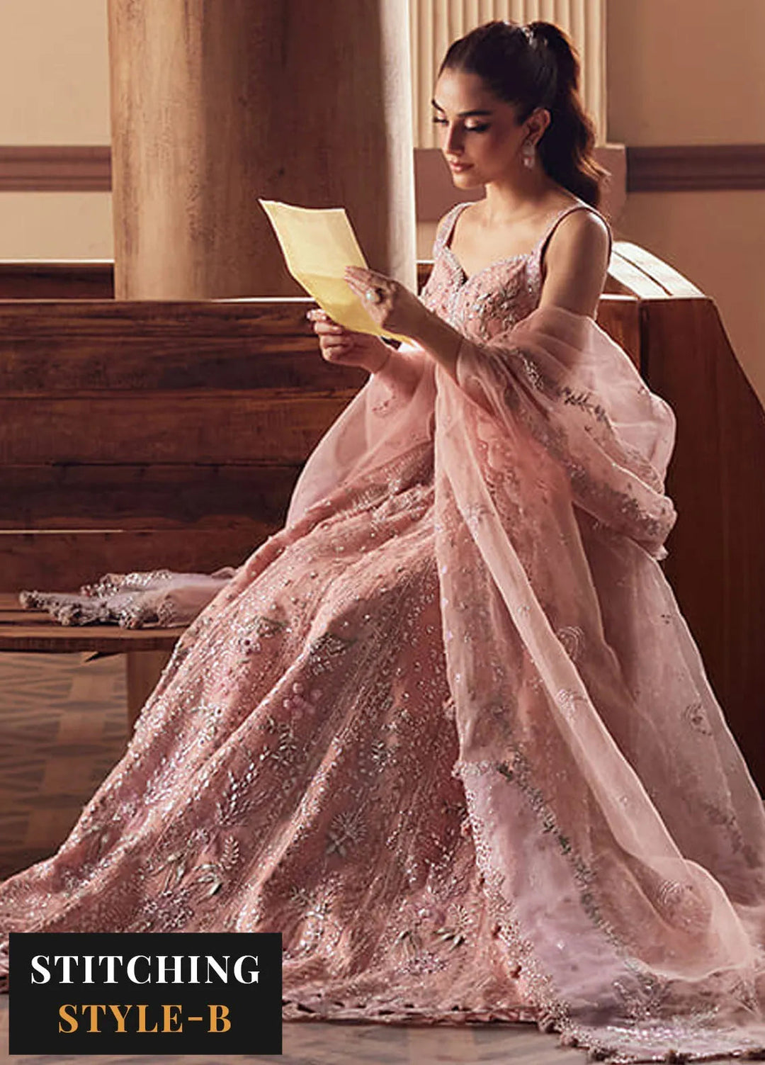 Republic WomensWear Embroidered Suits Unstitched 3 Piece RW24PV D-03 Orsa - Wedding Collection