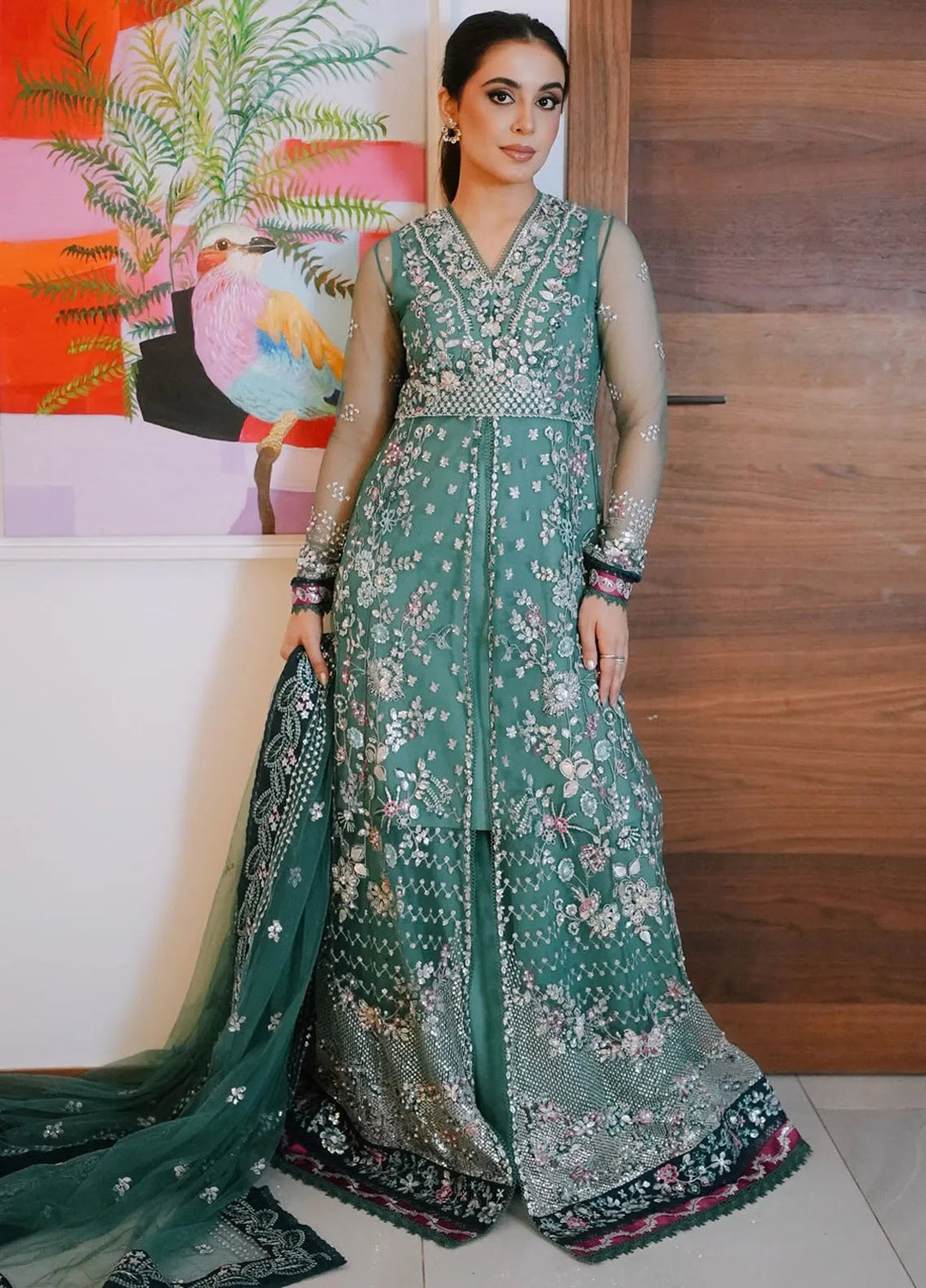 Republic WomensWear Embroidered Suits Unstitched 3 Piece RW24PV D-06 Serra - Wedding Collection