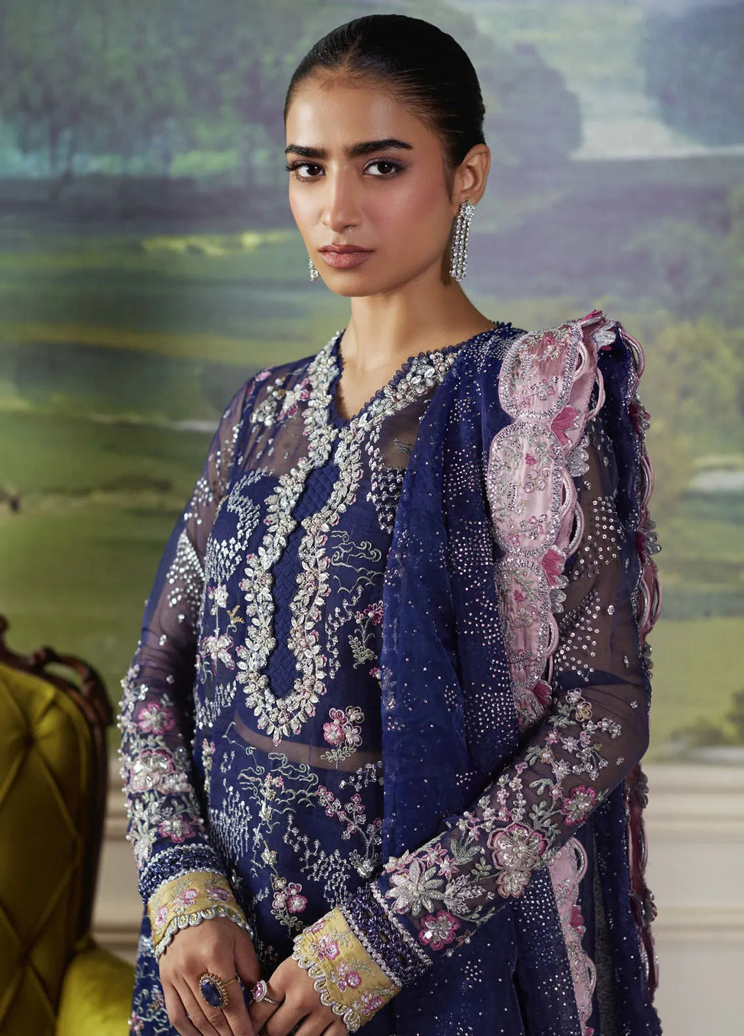 Republic WomensWear Embroidered Suits Unstitched 3 Piece RW24PV D-07 Stella - Wedding Collection