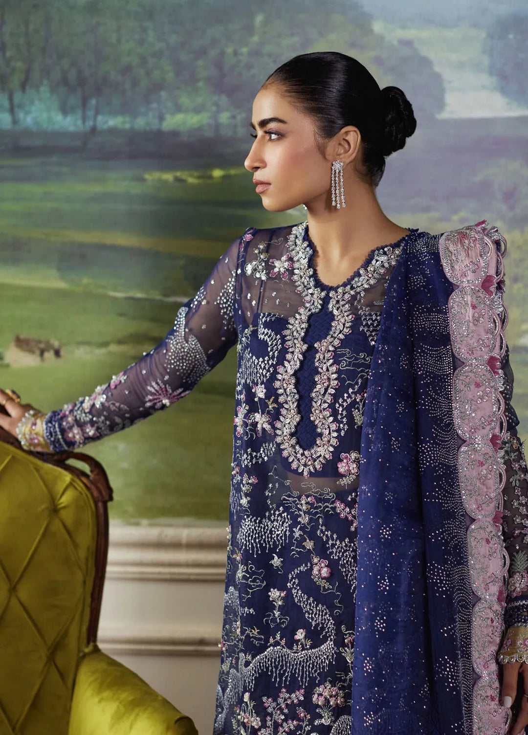 Republic WomensWear Embroidered Suits Unstitched 3 Piece RW24PV D-07 Stella - Wedding Collection