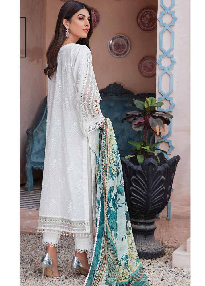 Resham Ghar Embroidered Lawn Suits Unstitched 3 Piece RG21L-2 RGS-04 - Luxury Collection