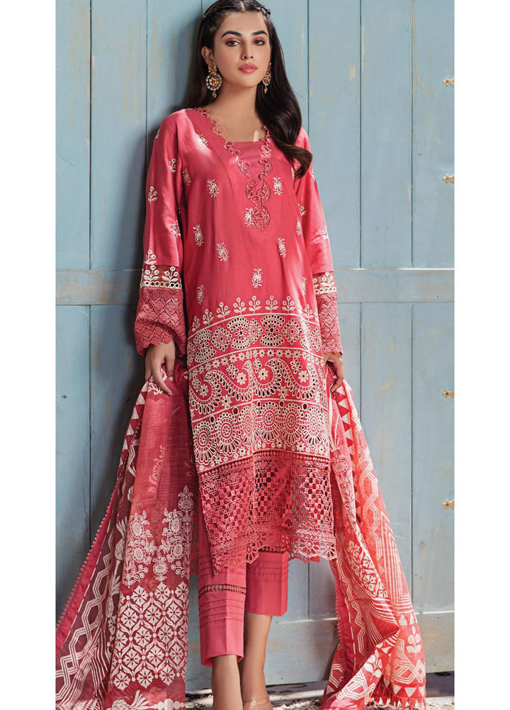 Resham Ghar Embroidered Lawn Suits Unstitched 3 Piece RG21L-2 RGS-06 - Luxury Collection