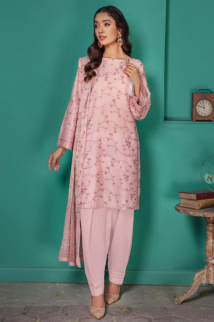 Resham Ghar Embroidered Lawn Suits Unstitched 2 Piece RG22U BRL-03 FLAM - Festive Collection