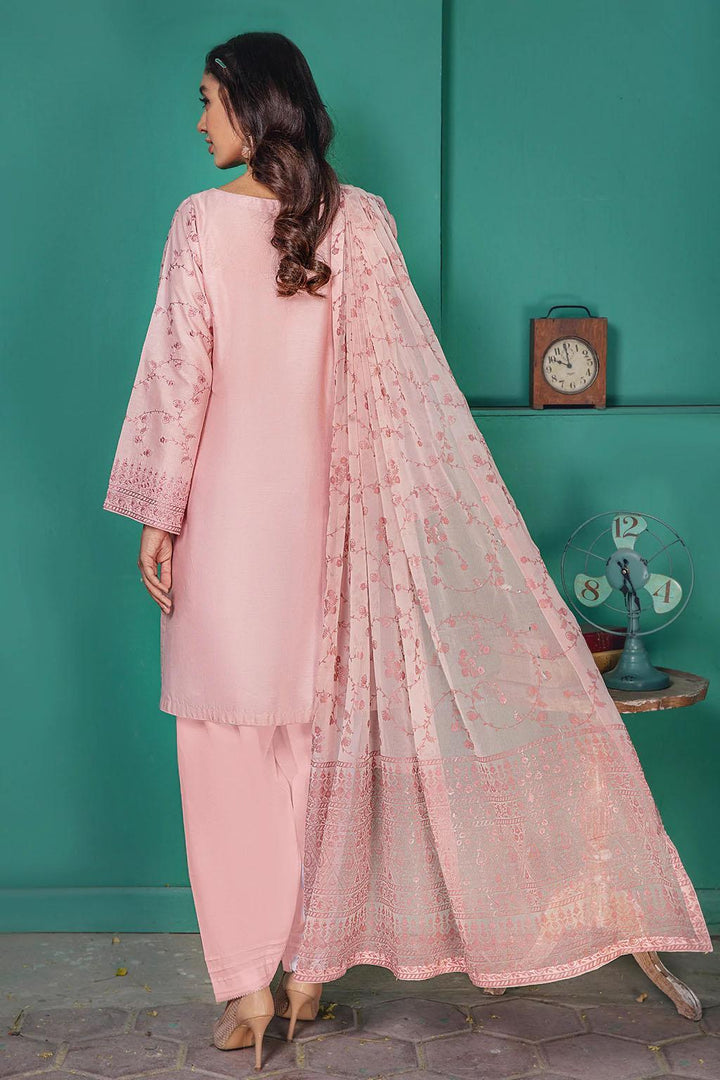 Resham Ghar Embroidered Lawn Suits Unstitched 2 Piece RG22U BRL-03 FLAM - Festive Collection