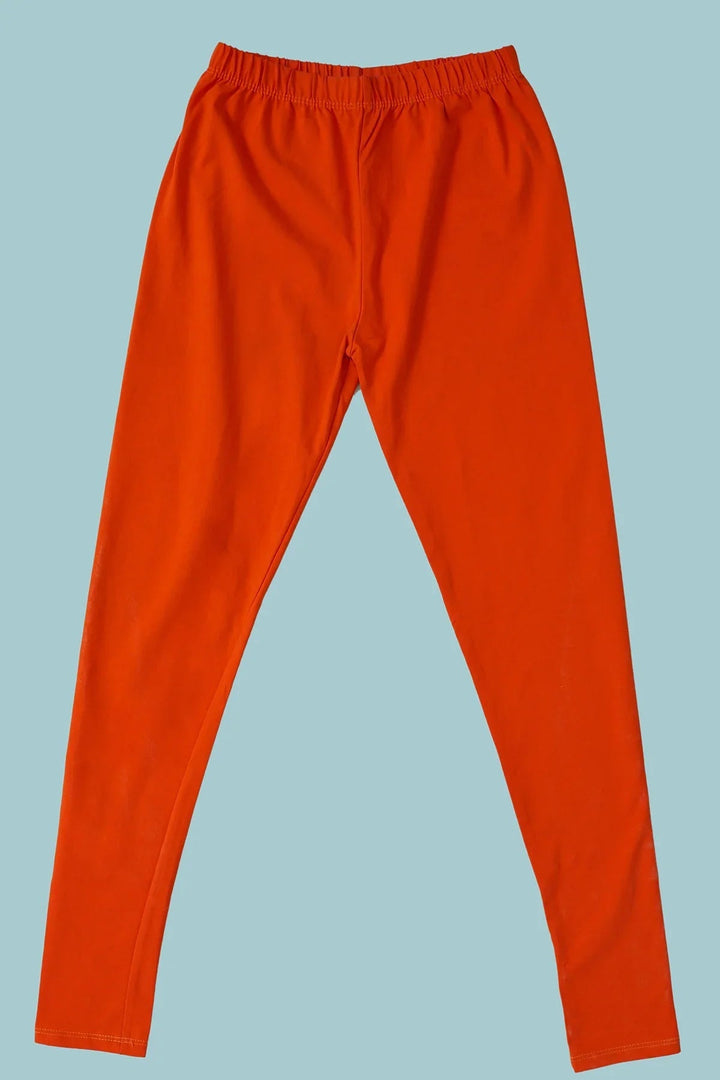Ochre RTW Solids Cotton Tights Girls 1 Piece OJL-01-Orange - Summer Collection