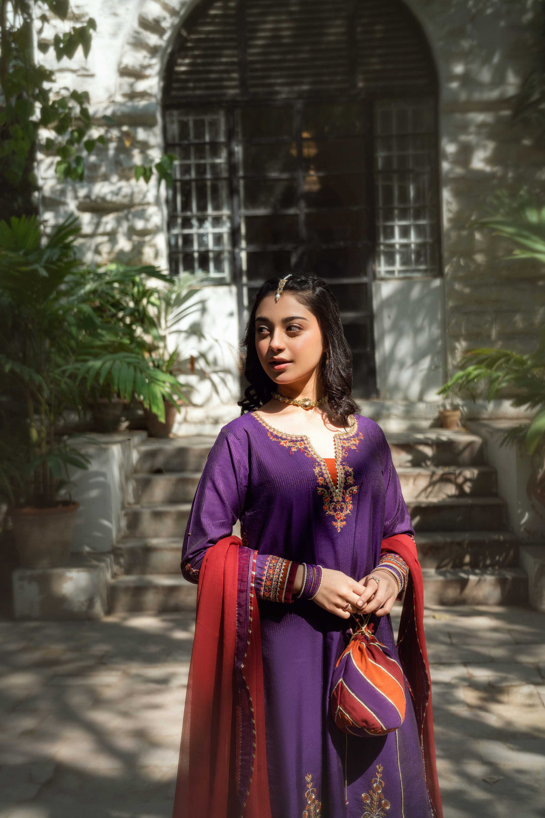 Omal by Komal Pret 3 Piece Cotton Susi Suit Bahaar - Festive Collection