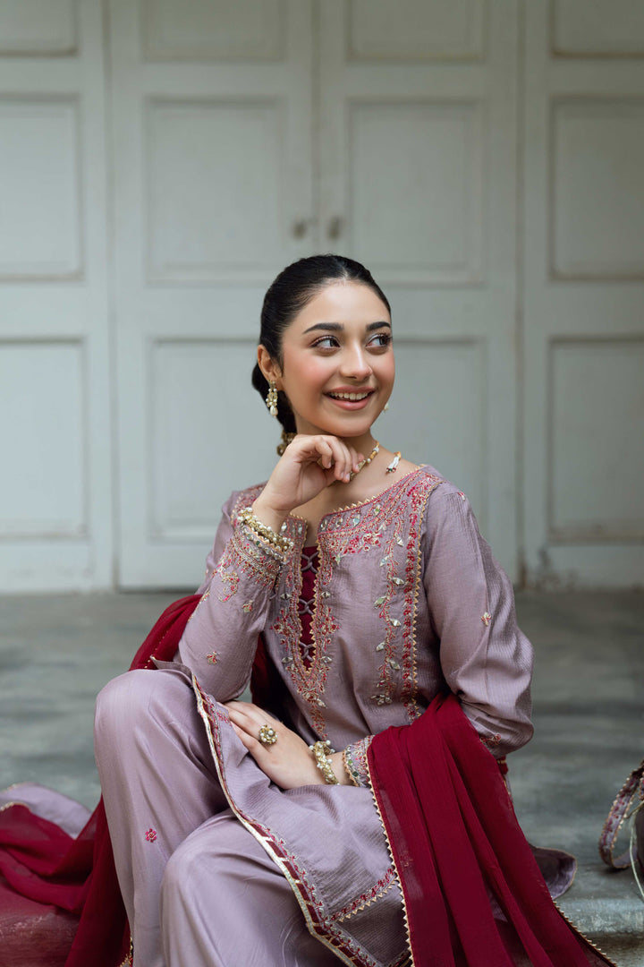 Omal by Komal Pret 3 Piece Cotton Susi Suit Khumar - Festive Collection