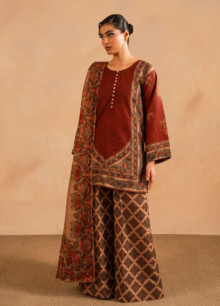 Retro by Maria Osama Khan Pret Printed Lawn 3 Piece Suit Berra