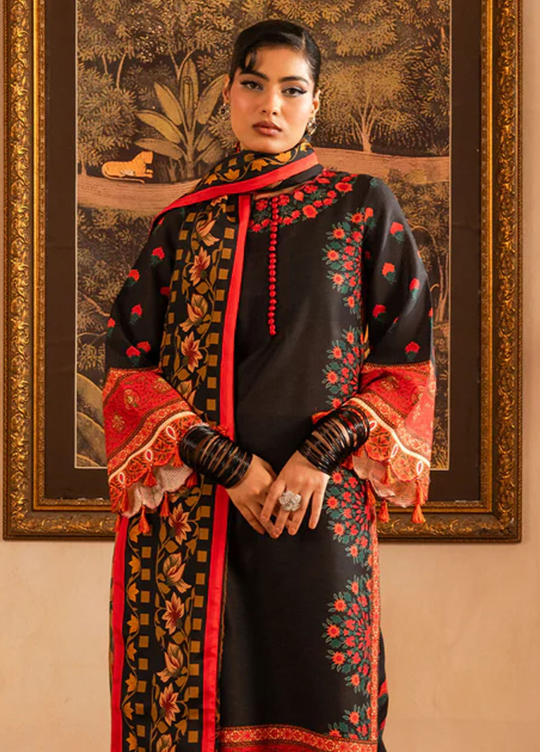 Retro by Maria Osama Khan Pret Printed Lawn 3 Piece Suit Raila