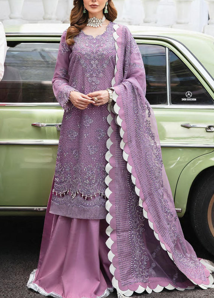 Retro by Salitex Embroidered Chiffon Suits Unstitched 3 Piece ST22RC HC-00034 Amanda - Luxury Collection