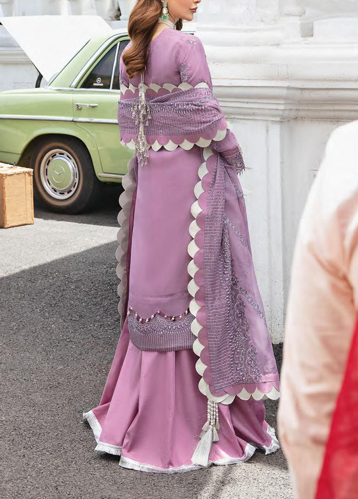 Retro by Salitex Embroidered Chiffon Suits Unstitched 3 Piece ST22RC HC-00034 Amanda - Luxury Collection