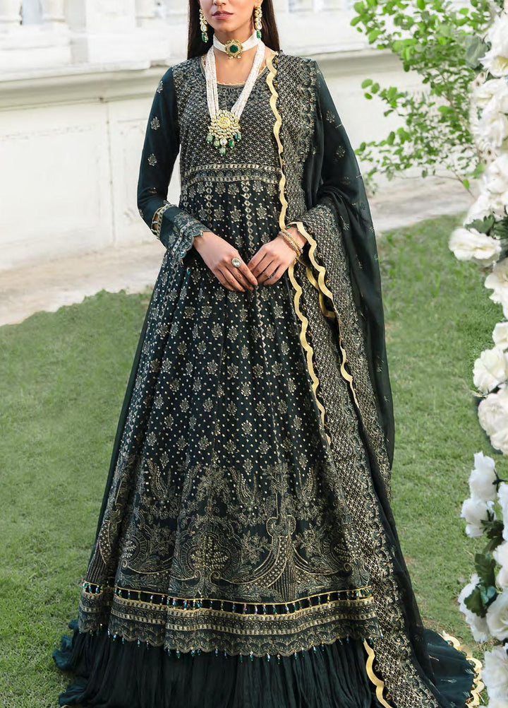 Retro by Salitex Embroidered Chiffon Suits Unstitched 3 Piece ST22RC HC-00036 Charlotte - Luxury Collection