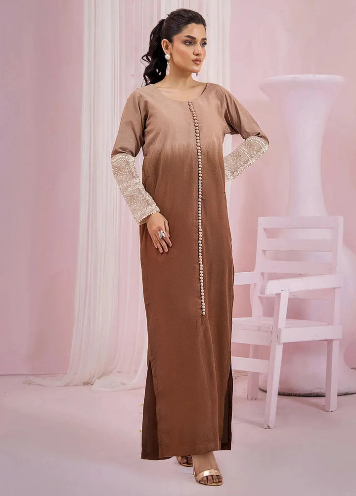 Retro Pret Casual Raw Silk Kaftan RKF04