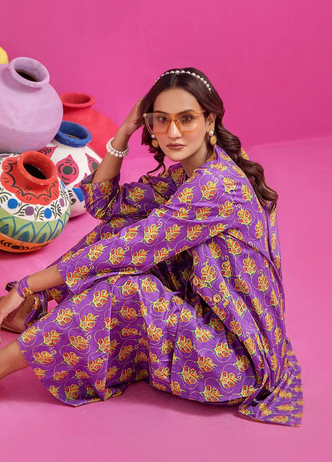 Retro Pret Printed Lawn 2 Piece Suit RBS10