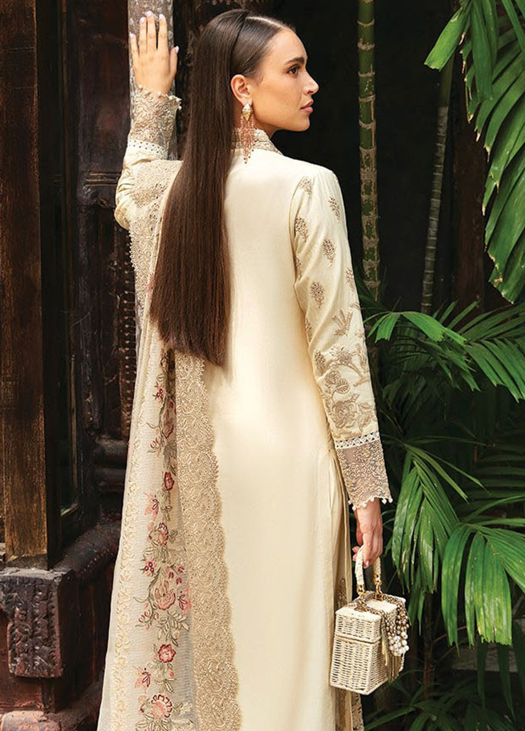 Reve By Serene Premium Embroidered Lawn Suit Unstitched 3 Piece SP24R SL-54 Aurelie - Luxury Summer Collection