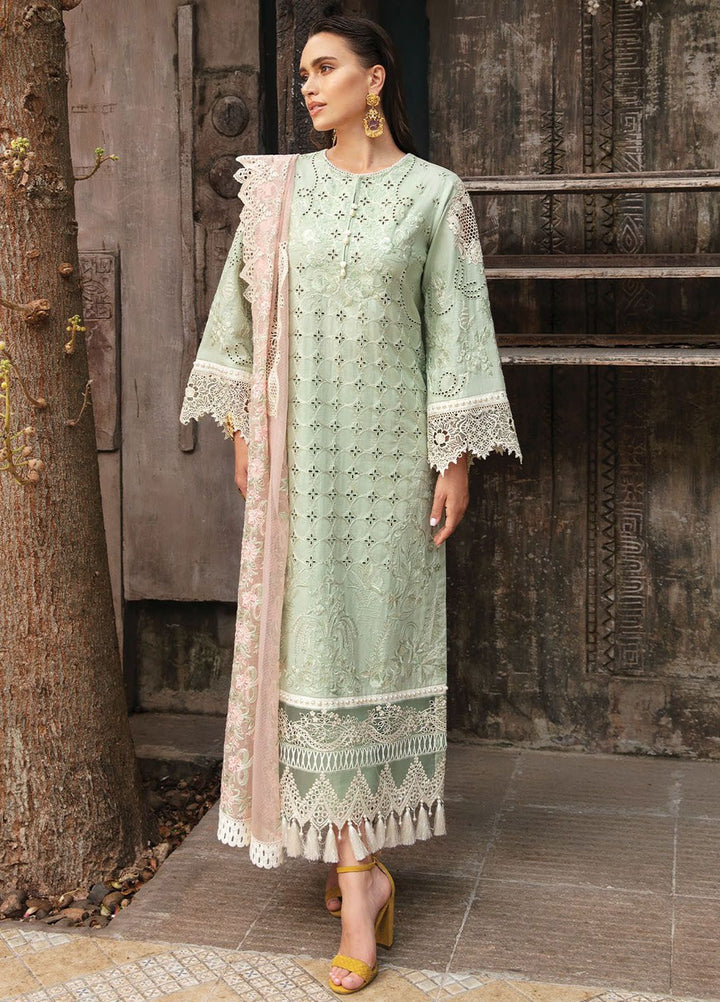Reve By Serene Premium Embroidered Lawn Suit Unstitched 3 Piece SP24R SL-57 Elise - Luxury Summer Collection