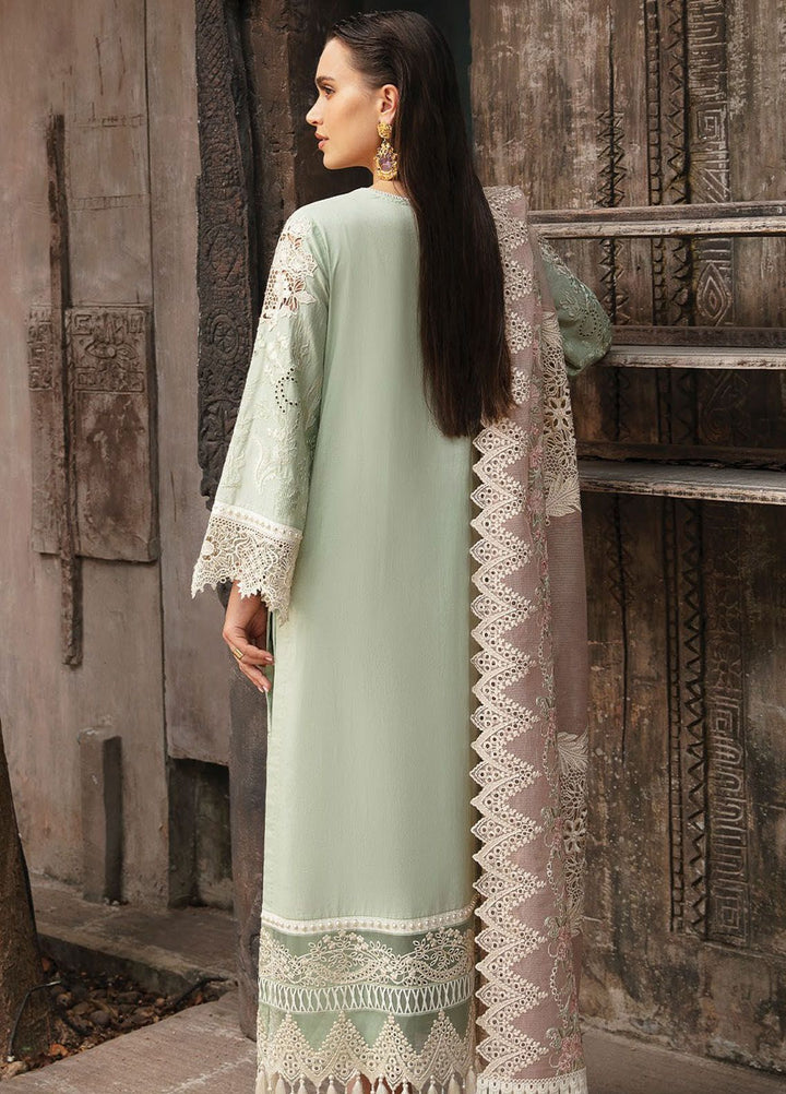 Reve By Serene Premium Embroidered Lawn Suit Unstitched 3 Piece SP24R SL-57 Elise - Luxury Summer Collection