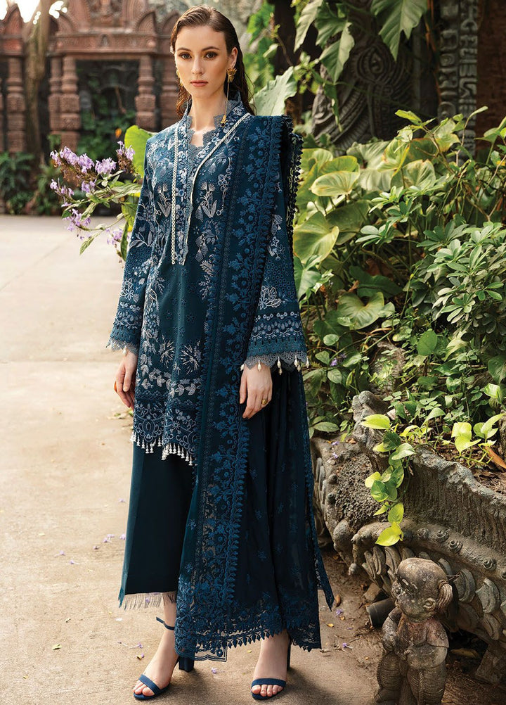 Reve By Serene Premium Embroidered Lawn Suit Unstitched 3 Piece SP24R SL-58 Desiree - Luxury Summer Collection