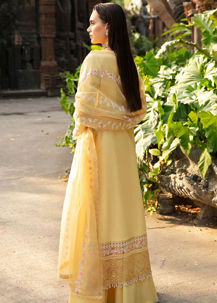 Reve By Serene Premium Embroidered Lawn Suit Unstitched 3 Piece SP24R SL-59 Solene - Luxury Summer Collection