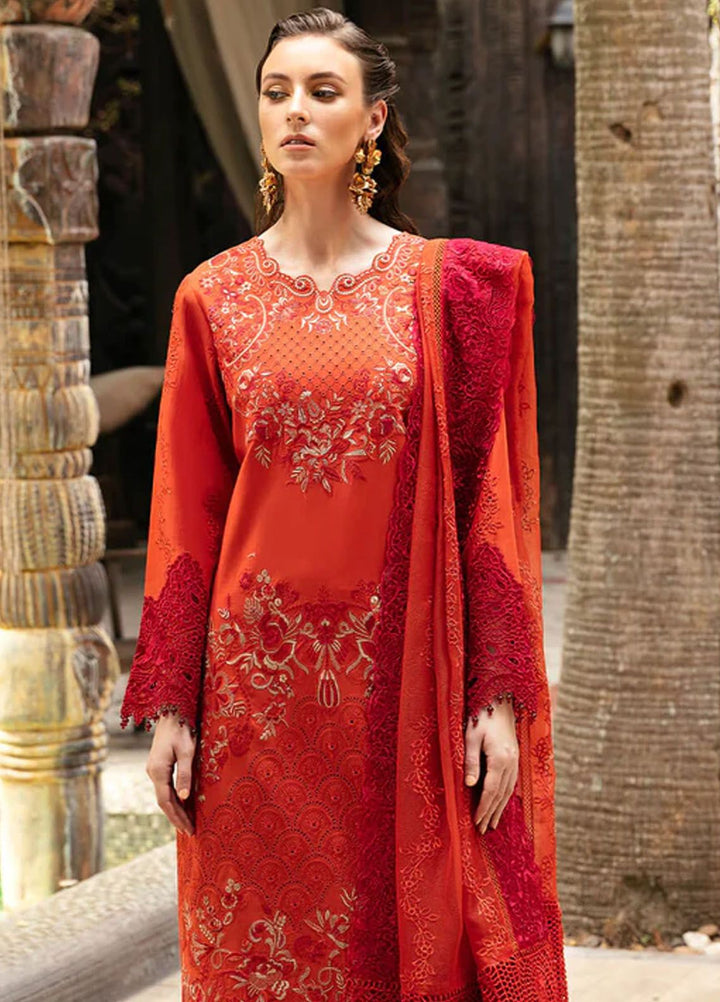 Reve By Serene Premium Embroidered Lawn Suit Unstitched 3 Piece SP24R SL-61 Alizee - Luxury Summer Collection