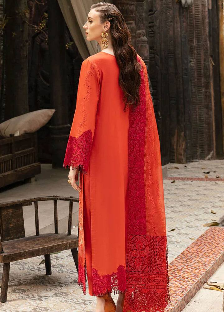Reve By Serene Premium Embroidered Lawn Suit Unstitched 3 Piece SP24R SL-61 Alizee - Luxury Summer Collection