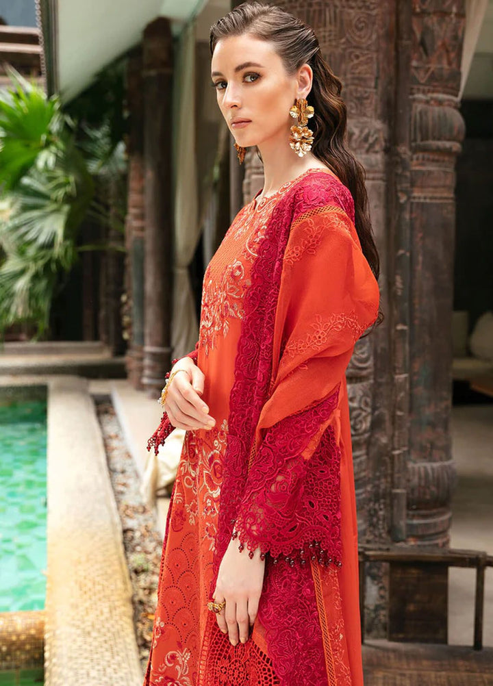 Reve By Serene Premium Embroidered Lawn Suit Unstitched 3 Piece SP24R SL-61 Alizee - Luxury Summer Collection