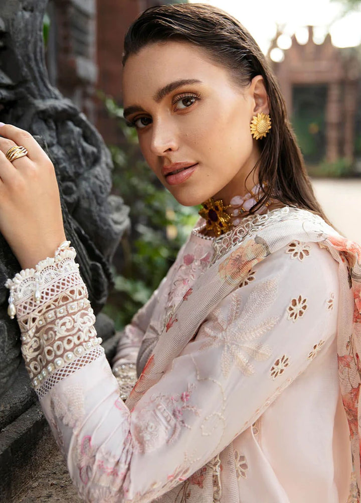 Reve By Serene Premium Embroidered Lawn Suit Unstitched 3 Piece SP24R SL-62 Regine - Luxury Summer Collection