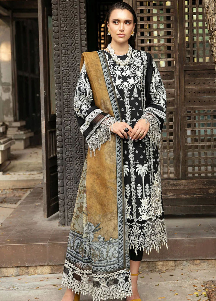 Reve By Serene Premium Embroidered Lawn Suit Unstitched 3 Piece SP24R SL-64 Alma - Luxury Summer Collection